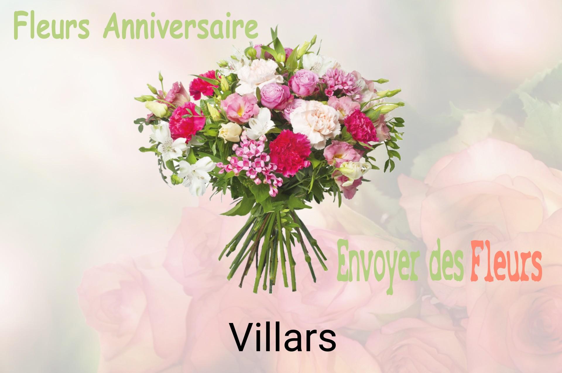 Bouquet de fleurs d’anniversaire livré à Villars