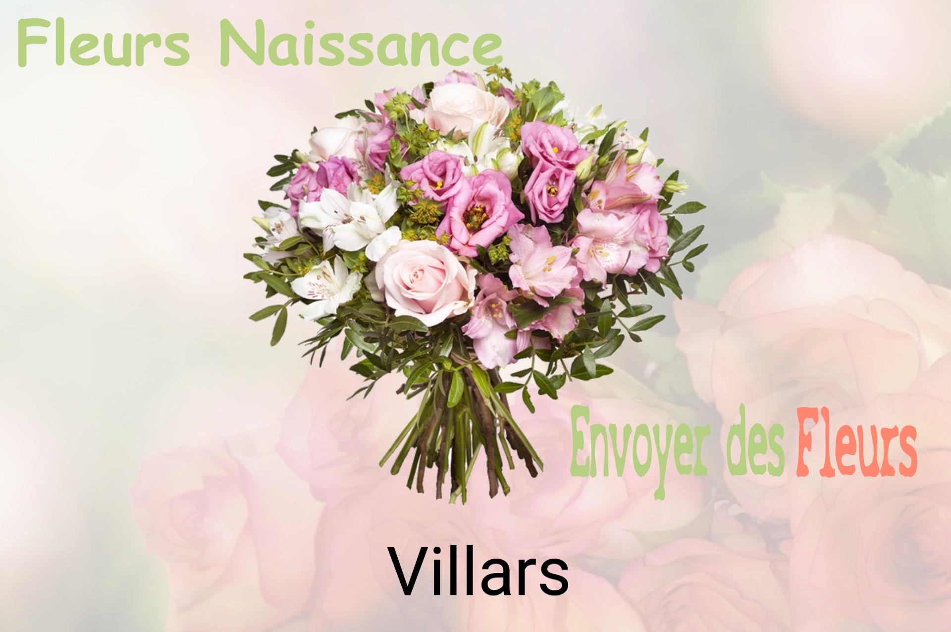 Bouquet de fleurs de naissance livré à Villars